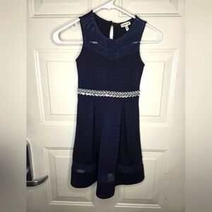 Monteau Girl Blue‎ Sleeveless Fit and Flare Dress Girls Size 7